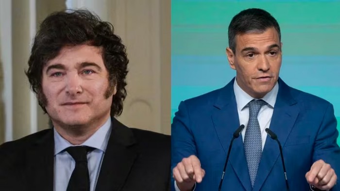 Milei le recomendó a Sánchez "que busque un buen abogado" para su esposa