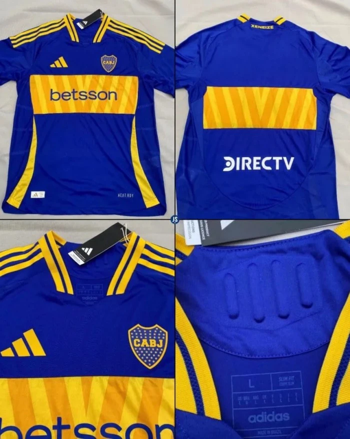 Así sería la nueva camiseta de Boca, parecida a la de River y con detalles naranjas