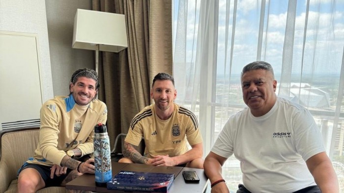 La cábala de Chiqui Tapia antes del debut de la Scaloneta