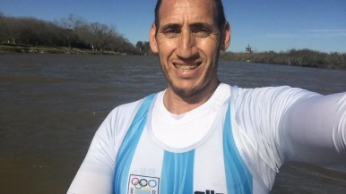 El remero detenido en la pandemia cruzó a Alberto