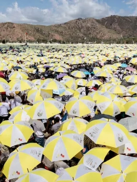 Indonesia: el papa Francisco convocó a más de 600.000 fieles en Timor Oriental