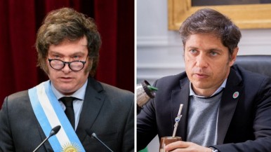 Milei a Kicillof por la inseguridad: "Déjenos intervenir la Provincia"