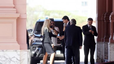 Susana Giménez ya está en Casa Rosada para grabar una entrevista con Javier Milei