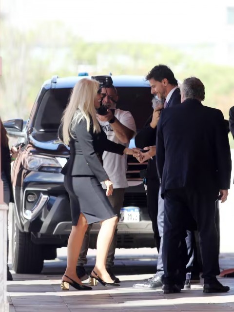 Susana Giménez ya está en Casa Rosada para grabar una entrevista con Javier Milei