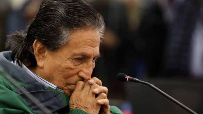 Condenaron a más de 20 años de cárcel al expresidente peruano Alejandro Toledo
