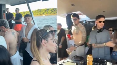 Se conoció cuánto cobraron las influencers que participaron en la fiesta del yate con los jugadores de Independiente