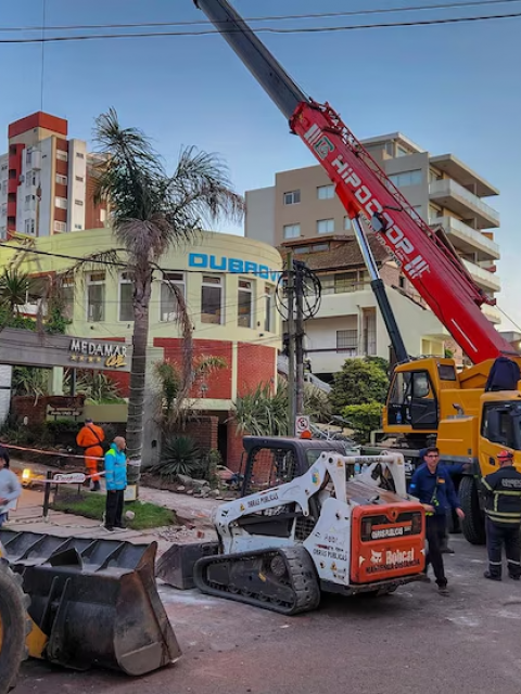 Tragedia en Villa Gesell: encuentran el tercer cadáver entre los escombros del hotel Dubrovnik