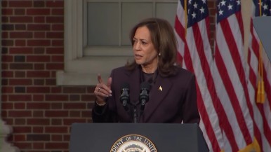 El discurso de Kamala Harris tras la derrota frente a Trump