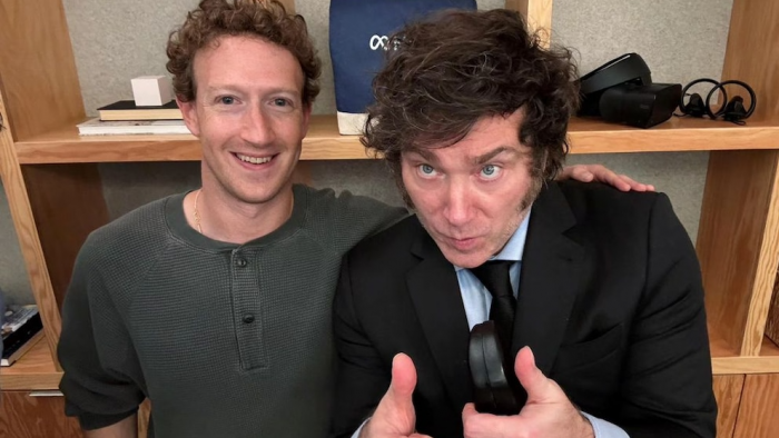 Meta Day: Mark Zuckerberg le dedicó un mensaje a Javier Milei