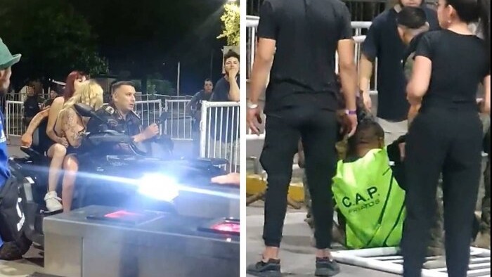 Comisario y su acompañante bajo investigación tras incidente en recital de Los Piojos