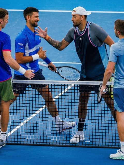 El impresionante punto de Djokovic y Kyrgios que deslumbró en Brisbane