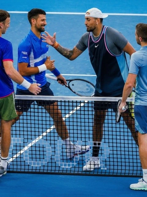 El impresionante punto de Djokovic y Kyrgios que deslumbró en Brisbane