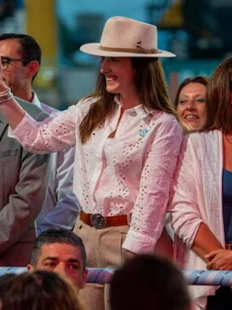 Villarruel reapareció en el Festival de Jesús María: "Acá soy cordobesa"