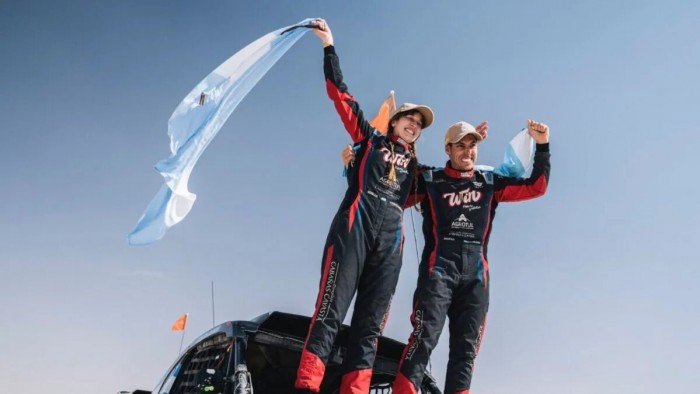 Los argentinos Nicolás Cavigliasso y Valentina Pertegarini se consagraron campeones en el Rally Dakar 2025