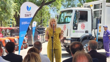 Chahla anunció la creación de la Fiscalía Ambiental y presentó equipamiento para la recolección de residuos