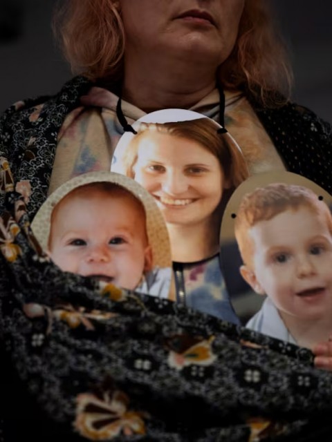 Israel despidió a Shiri, Ariel y Kfir Bibas, los rehenes asesinados por Hamas en Gaza