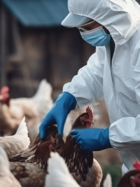 Detectan en California la primera granja afectada por una nueva cepa de gripe aviar H5N9