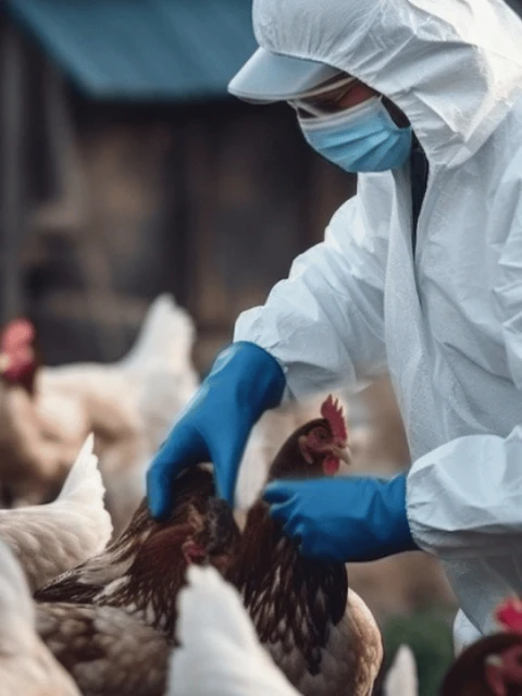Detectan en California la primera granja afectada por una nueva cepa de gripe aviar H5N9