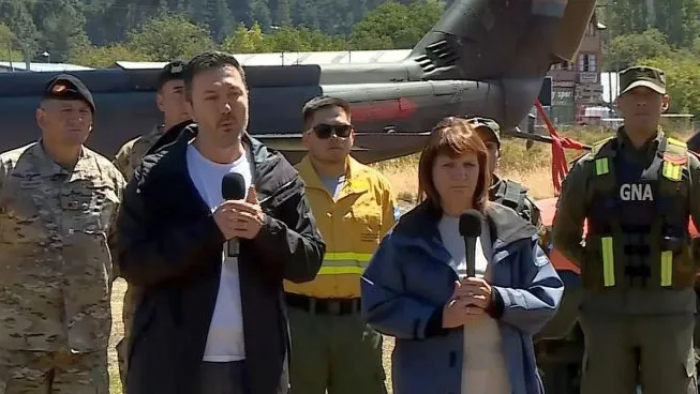 Incendios en El Bolsón: Bullrich anunció la creación de la Agencia Federal de Emergencias
