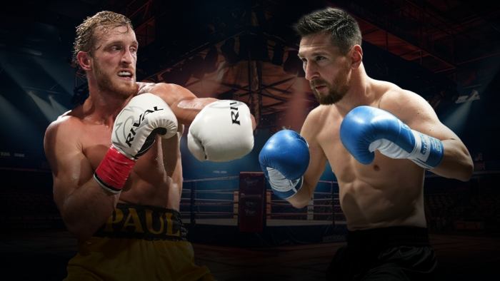 Logan Paul desafió a Messi a un combate de boxeo tras un conflicto legal con su marca de bebidas 