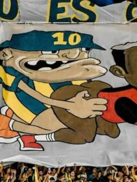 Rosario Central afrontará sanciones tras la obscena bandera desplegada