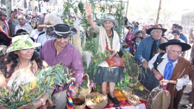 Se eligió a la nueva representante de la Pachamama