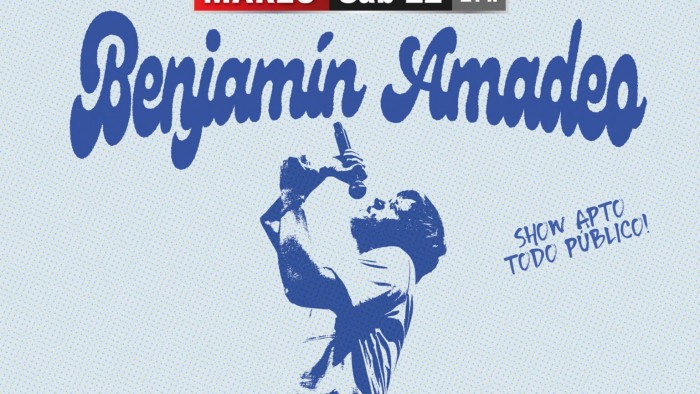 Benjamín Amadeo llega a Tucumán con su "Gira Salvadora" y promete un show inolvidable