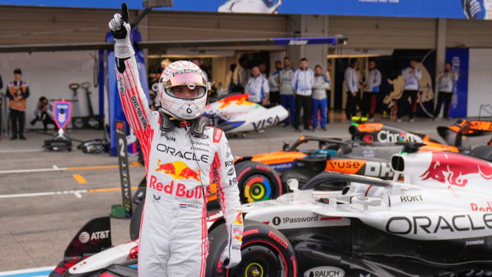 Max Verstappen sorprende con su primera pole position del año en Japón