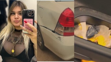 Se filtraron fotos de los autos destruidos que Morena Rial alquilaba en Córdoba