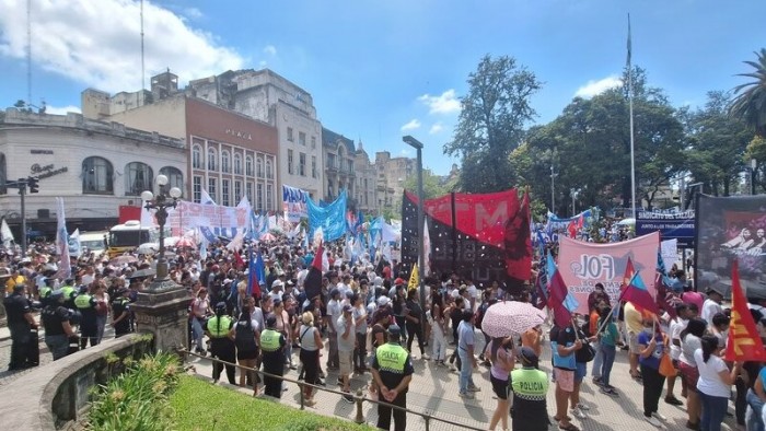 Tercer paro general contra las políticas de ajuste del Gobierno de Javier Milei