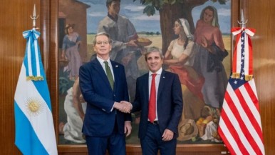 Caputo se reúne con Bessent en Washington: buscan reforzar el vínculo estratégico