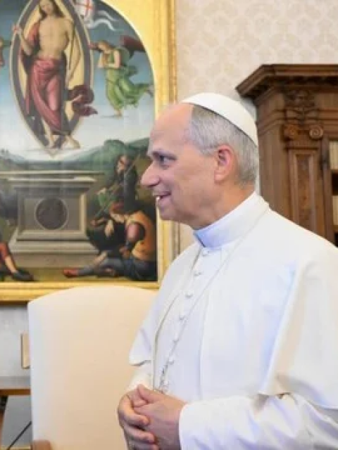 El papa León XIV se reunió con el presidente de Colombia y con autoridades estadounidenses