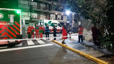 Cinco personas fueron asistidas tras un incendio en Recoleta