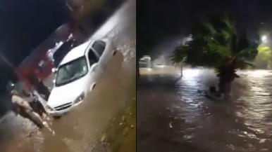 Temporal arrasador en Santa Fe: hay evacuados y suspendieron las clases por las fuertes inundaciones