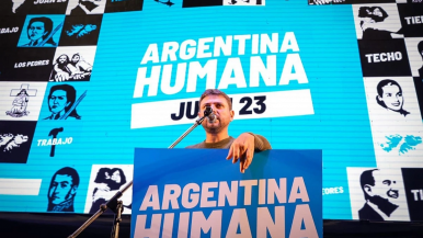 Grabois lanzó su candidatura presidencial con guiños a Cristina