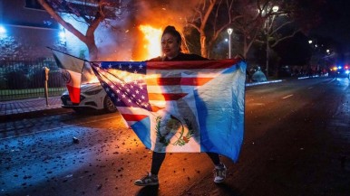 Toque de queda en Los Ángeles por protestas contra redadas migratorias