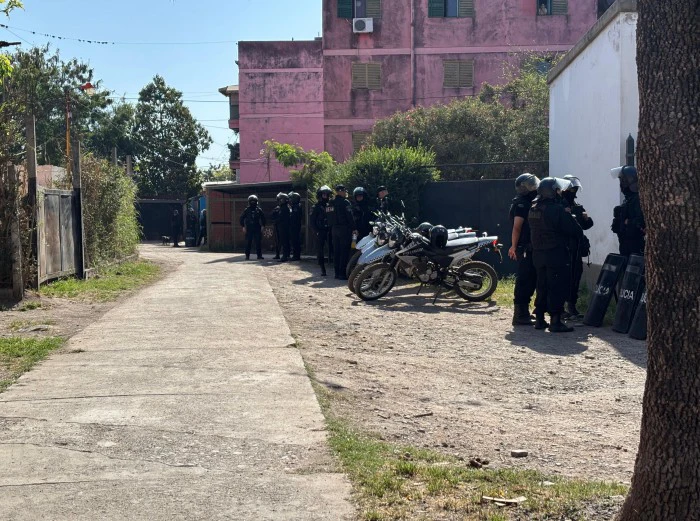 Allanamientos en la casa de Javier "Chucky" Casanova