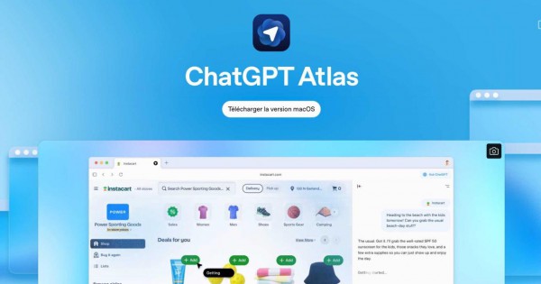 OpenAI lanza Atlas, su navegador con <b>inteligencia artificial</b> para competir con Google Chrome thumbnail