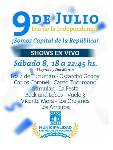 Tucumán y el país celebrarán un nuevo aniversario de nuestra independencia