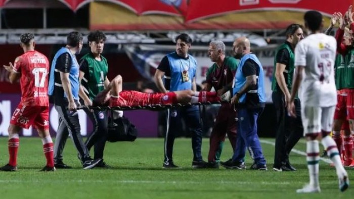 Un jugador de Argentinos Juniors sufrió una dura lesión