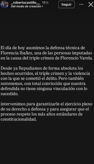 Triple crimen de Florencio Varela: el novio de Cinthia Fernández asumió la defensa de una detenida