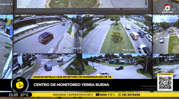 "Somos pioneros en esto": Yerba Buena moderniza aún más su Centro de Monitoreo 