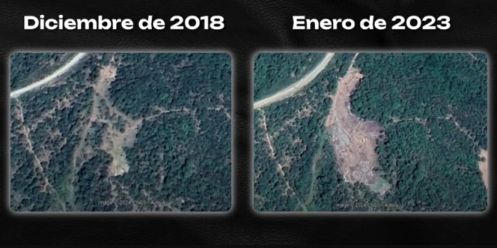 Vista satelital del lugar / Google Earth.