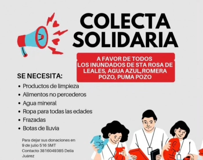 Puntos de donación: Tucumán se une para ayudar a los inundados