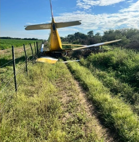 Un piloto tucumano estrelló su avioneta en Santiago del Estero