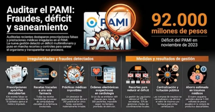 Fraude en PAMI: detectan estafa millonaria en lentes y oftalmología