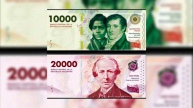 El billete de $10.000 comenzará a circular en mayo